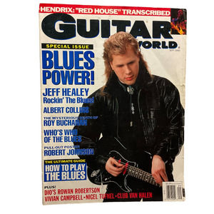 Vintage Guitar World Sept 1990 Issue Blues Power